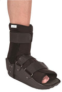 braces and support used to stabilise or immobilise the ankle joint during injury