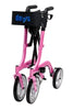 DAYS Superlight Deluxe 4 Wheel Rollator Walker-Pink