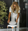 King Rotating, Adjustable Height Round Stool
