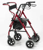 Days 2 in 1 Transit Rollator Walker-RED - InterAktiv Health