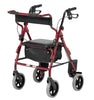 Days 2 in 1 Transit Rollator Walker-RED - InterAktiv Health