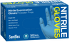 Saniflex Nitrile Gloves - Powder Free - Blue, Carton 1000 Gloves - InterAktiv Health