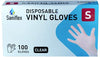 Saniflex Powder Free Vinyl Gloves, Clear - Box(100 Gloves) - InterAktiv Health