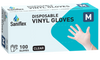Saniflex Powder Free Vinyl Gloves, Clear - Carton 10 Boxes(1000 Gloves) - InterAktiv Health