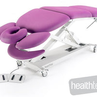 Healthtec Electric massage table with electric mid lift and manually adjustable tail lift, massage therapy, remedial massage, sport massage, physiotherapy, beauty therapy tables