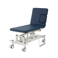 Pacific Medical Echo Cardio Couch with motorised back rest supplied by Interaktiv Health