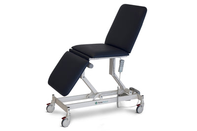 AMC2250 Opal 3 section examination treatment table with all electric function, electric height adjustable, electric bak rest adjustment, electric leg rest adjustment, Forme medical Opal AMC 2550, orthopedic surgeons, GP examination table, physiotherapy, ultrasound imaging
