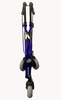 DAYS Compact 3 Wheeled Folding Walker- BLUE - InterAktiv Health