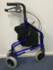 DAYS Ergonomic Compact 3 Wheeled Folding Walker- RED - InterAktiv Health