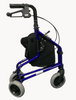 DAYS Ergonomic Compact 3 Wheeled Folding Walker- RED - InterAktiv Health
