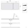 Healthtec Lynx GP Examination Table with Electric Backrest - InterAktiv Health
