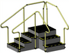Vectorius Corner Exercise Stairs-4 Steps Up, 3 Steps Down - InterAktiv Health
