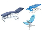 Powered treatment, examination, massage table