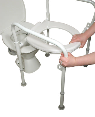 Folding Over Toilet Seat without Bowl or Lid