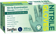 Saniflex Biodegradable Nitrile examination gloves
