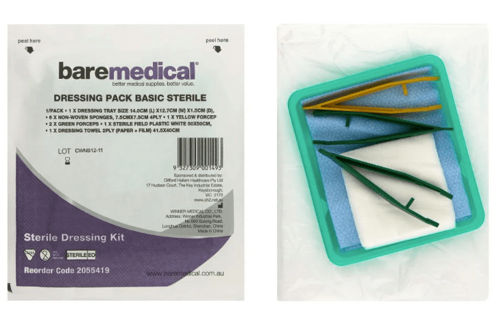 sterile dressing packs