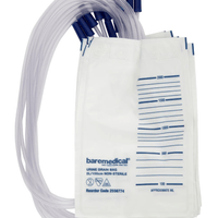 Baremedical Urine Drain Bag 2L/100cm Non-Sterile-10/pack