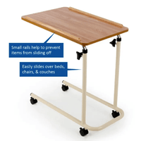 Homecraft Tilting Over Bed Table with Castors