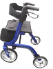 DAYS Superlight Deluxe 4 Wheel Rollator Walker-BLUE