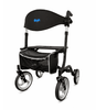 DAYS Superlight Deluxe 4 Wheel Rollator Walker Black