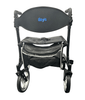DAYS Superlight Deluxe 4 Wheel Rollator Walker Black