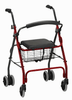 Days Rollator Seat Walker with Push-Down Brakes-Suitable for Alzheimers or Parkinson's Patients