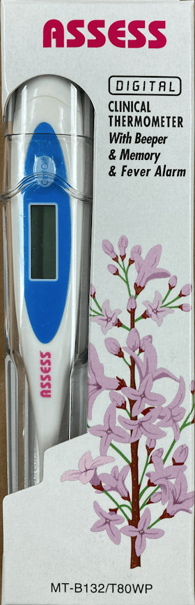 Assess Digital Thermometer with Fever Alarm