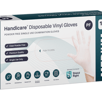 HANDICARE Clear Vinyl Gloves-1000/ctn