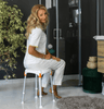 King Rotating, Adjustable Height Round Stool