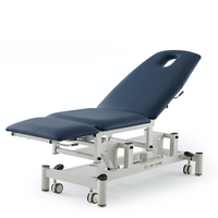 pacific 3 section electric podiatry chair can lay flat as a treatment table