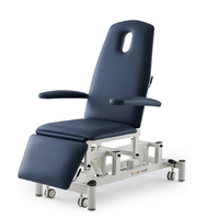 pacific 3 section electric podiatry chair with face hole in back rest