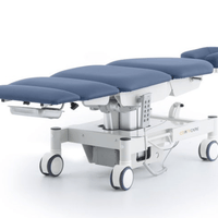 Pacific Electric Height Adjustable Procedure Chair lays flat as an examination table
