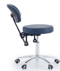 Pacific Round Top Gas Lift Stool with adjustable  Back rest