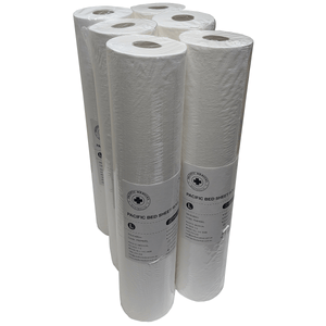 Pacific Non-Perforated Paper Bed sheet roll 54cm x 80M