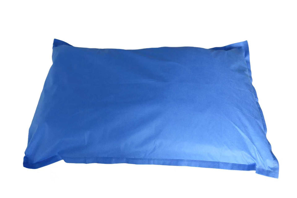 Disposable non-woven pillow cases in Navy Blue