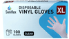 Saniflex Vinyl disposable Gloves- Xlarge size