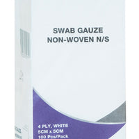 Gauze Swabs 5cmx5cm-100/pack