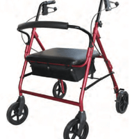 DAYS Heavy Duty 4 Wheeled Rollator with Height Adjustable Seat-Boxed - InterAktiv Health