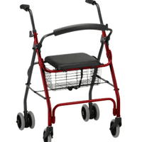 Days Rollator Seat Walker with Push-Down Brakes-Suitable for Alzheimers or Parkinson's Patients - InterAktiv Health