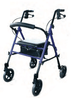 DAYS Standard 4 Wheeled Rollator, Height Adjustable Seat-Boxed - InterAktiv Health