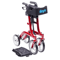 DAYS Superlight Deluxe 4 Wheel Rollator Walker - InterAktiv Health