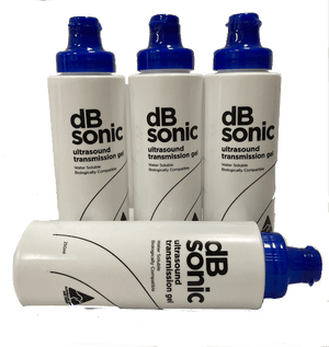 dB Sonic Ultrasound Gel-Clear 250ml Pack/4 - InterAktiv Health