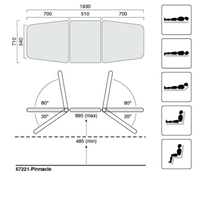 Healthtec Pinnacle Universal Examination Table - InterAktiv Health