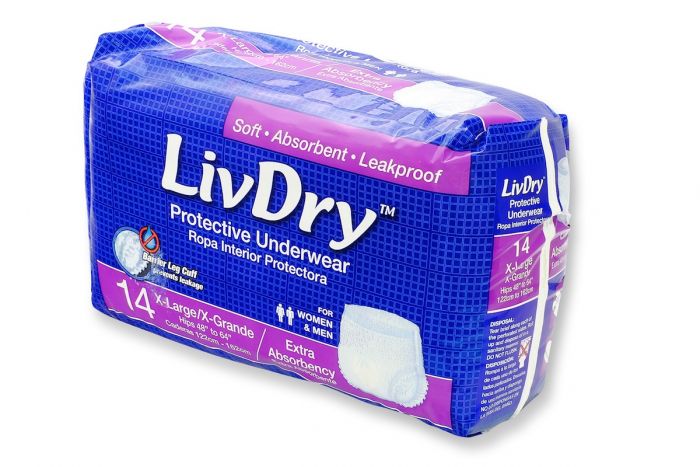 LivDry Protective Underwear-XLarge - InterAktiv Health