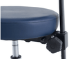 Pacific Round Top Gas Lift Stool with Back Rest - InterAktiv Health