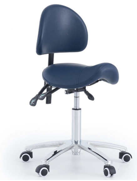 Pacific Saddle Stool with Back Rest - InterAktiv Health