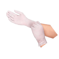 Saniflex Latex Powder Free Gloves, Clear - Box(100 Gloves) - InterAktiv Health