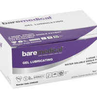 Sterile Lubricant Gel 3gm Sachets- Box 144 - InterAktiv Health