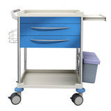 2 Drawer Medical Cart Dressing Trolley - InterAktiv Health