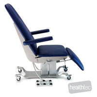 The Healthtec Evolution Procedure Chair is perfect for use in Minor Procedures, Biopsy, Multi-Disciplinary rooms, Blood Donation,Intensive care Dialysis,Day Oncology,Day Infusion,Pathology,Day Surgery,Emergency, Medi-Spa, Podiatry